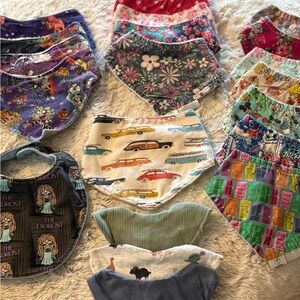 Colorful Kids Bandana Bib Set